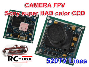 KAMERA FPV 1/3 SONY super HAD color CCD 520L