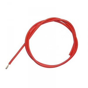 Przewód silikonowy 10AWG/5,26mm2 (czerwony) 1m 