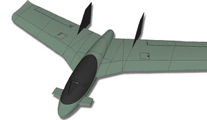 Model samolotu RC Delta Wings FPV 1000 KIT/STL